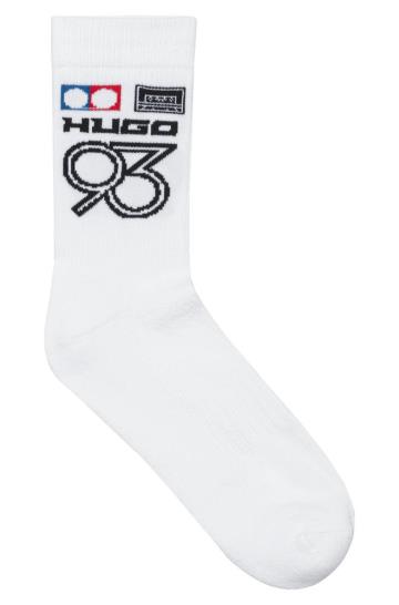 Skarpety HUGO Quarter Length Białe Męskie (Pl01646)